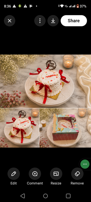 Classic Bento cake